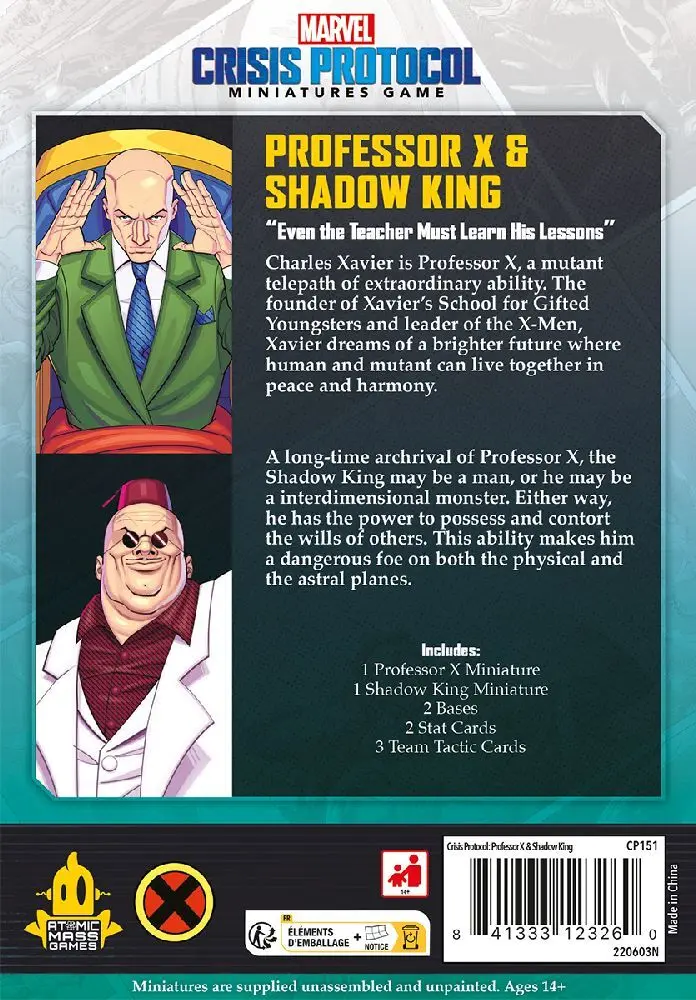 Bild: 841333123260 | Marvel: Crisis Protocol - Professor X &amp; Shadow King | Shick (u. a.)