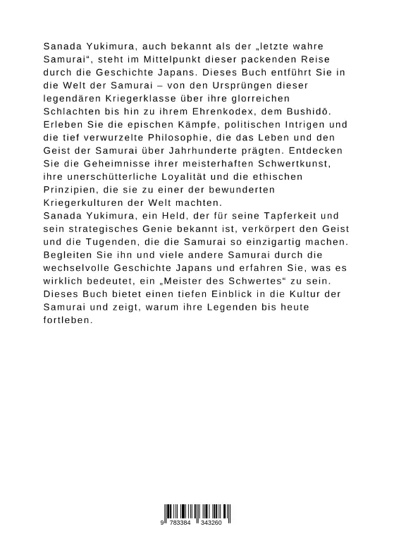 Bild: 9783384343260 | Meister des Schwertes: Die wahre Geschichte der Samurai | Yukimura