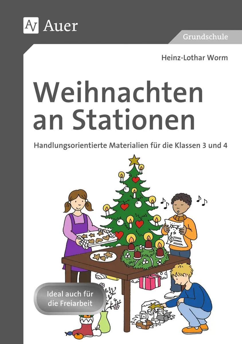 Cover: 9783403073260 | Weihnachten an Stationen 3-4 | Heinz-Lothar Worm | Broschüre | 80 S.