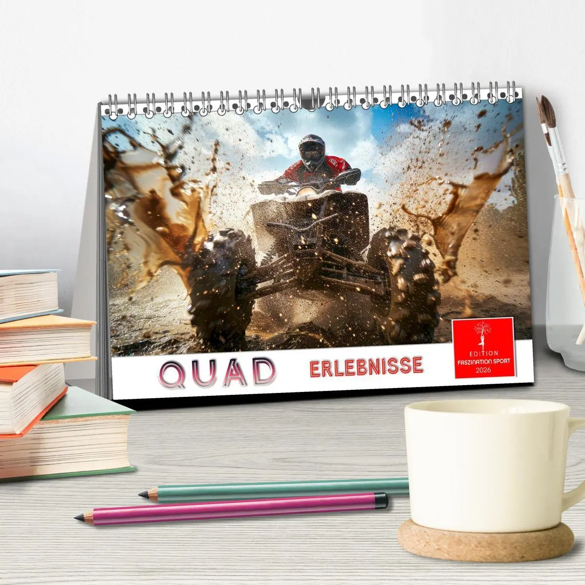 Bild: 9783457393260 | Quad Erlebnisse (Tischkalender 2026 DIN A5 quer), CALVENDO...