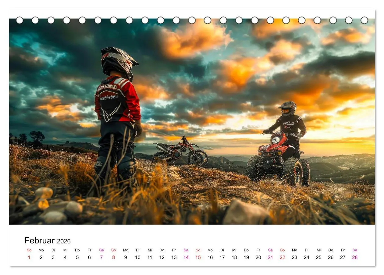 Bild: 9783457393260 | Quad Erlebnisse (Tischkalender 2026 DIN A5 quer), CALVENDO...