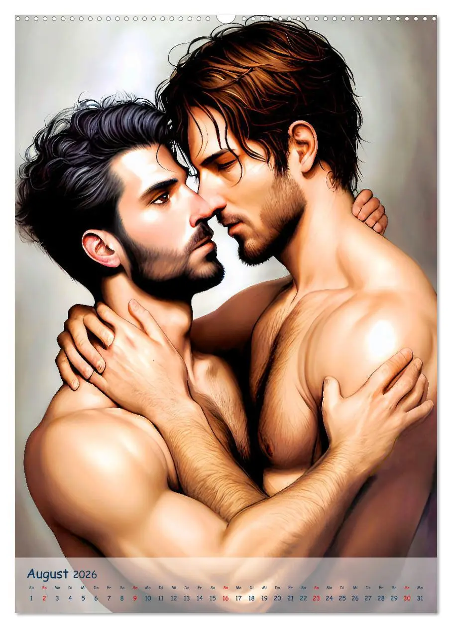 Bild: 9783516313260 | Schwule Liebe (hochwertiger Premium Wandkalender 2026 DIN A2 hoch),...