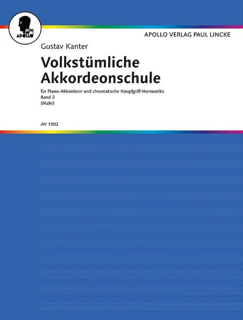 Cover: 9790203903260 | Volkstümliche Akkordeon-Schule Band 2 für Akkordeon | Curt Mahr | Buch