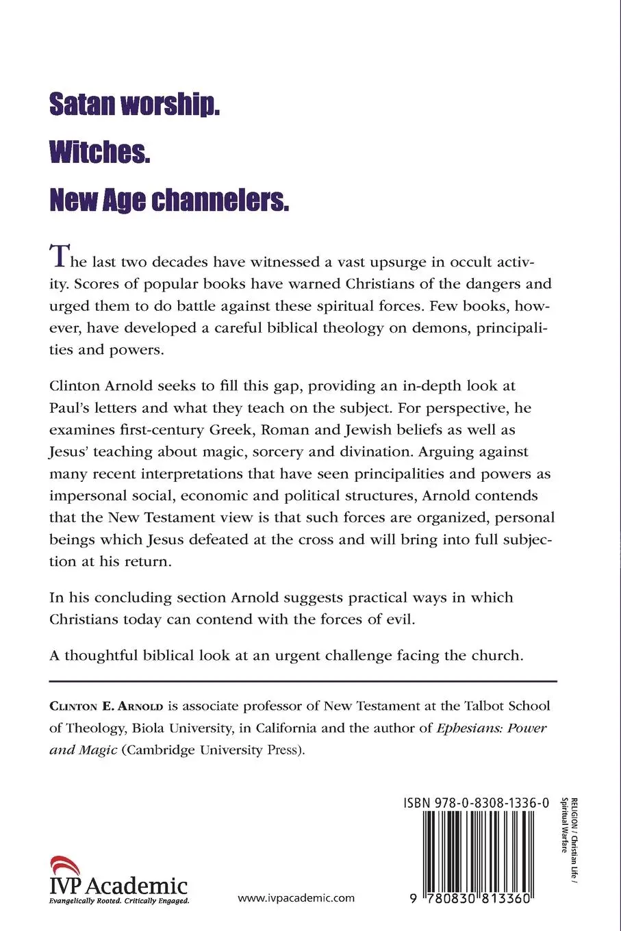 Rückseite: 9780830813360 | Powers of Darkness | Principalities &amp; Powers in Paul's Letters | Buch