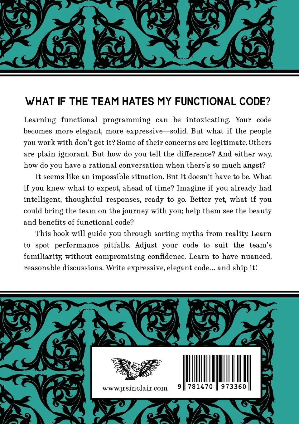 Rückseite: 9781470973360 | A skeptic's guide to functional programming with JavaScript | Sinclair