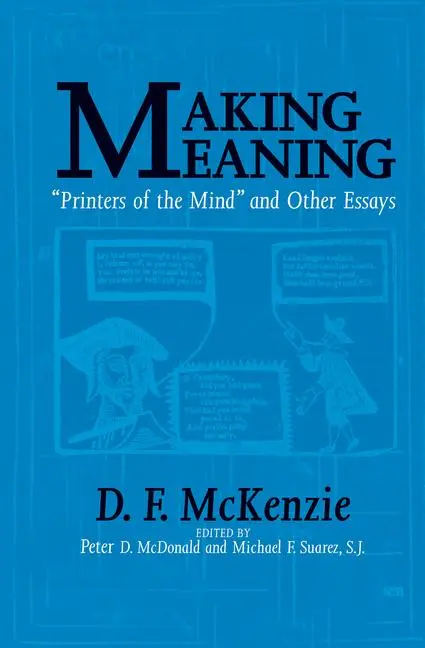 Cover: 9781558493360 | Making Meaning | Printers of the Mind and Other Essays | Taschenbuch