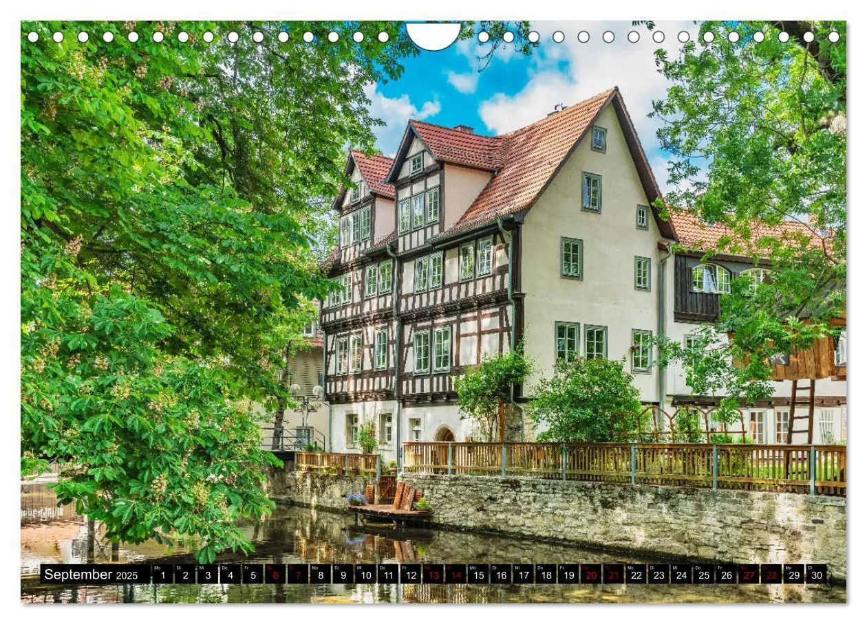 Bild: 9783435123360 | Ein Wochenende in Erfurt (Wandkalender 2025 DIN A4 quer), CALVENDO...