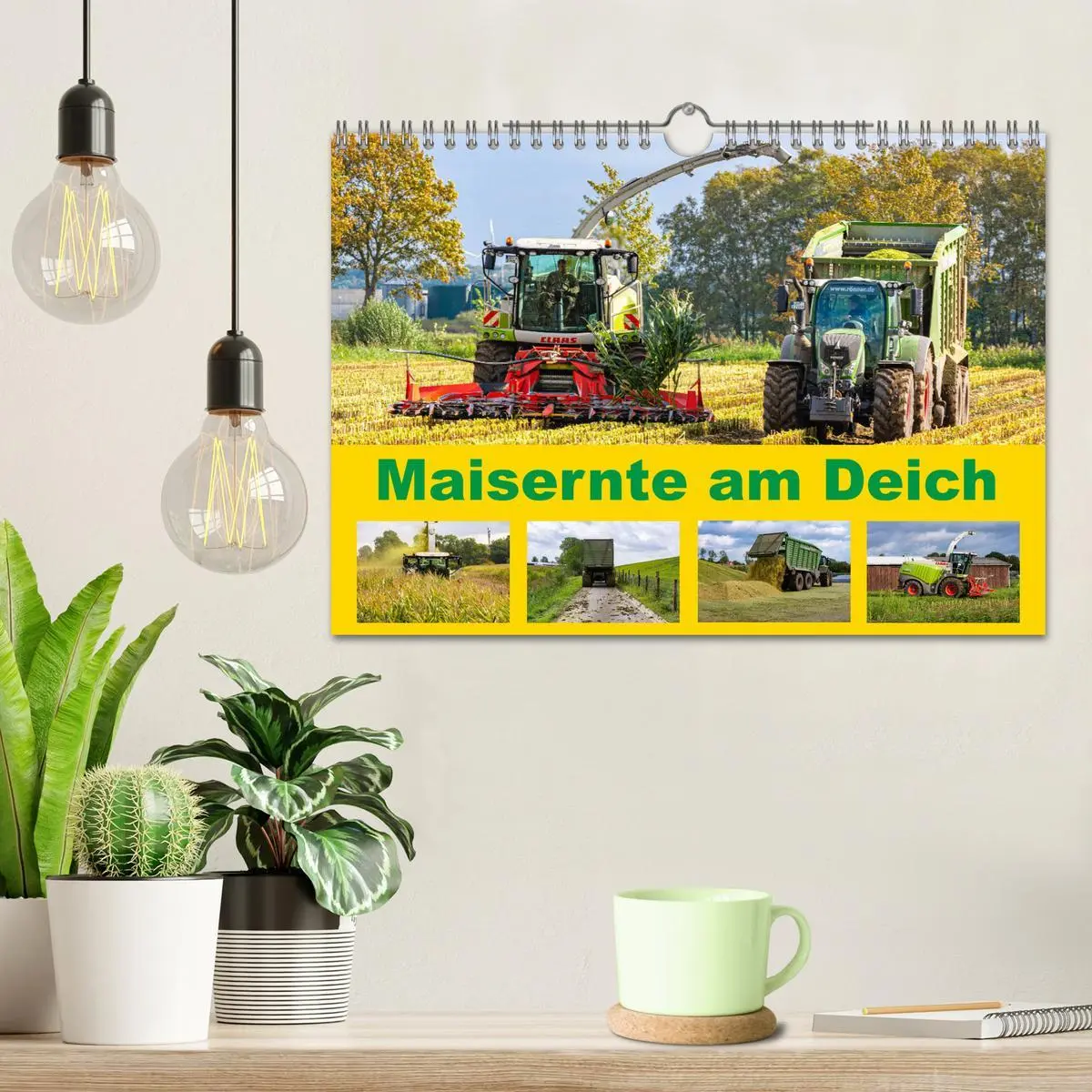 Bild: 9783457763360 | Maisernte am Deich (Wandkalender 2026 DIN A4 quer), CALVENDO...