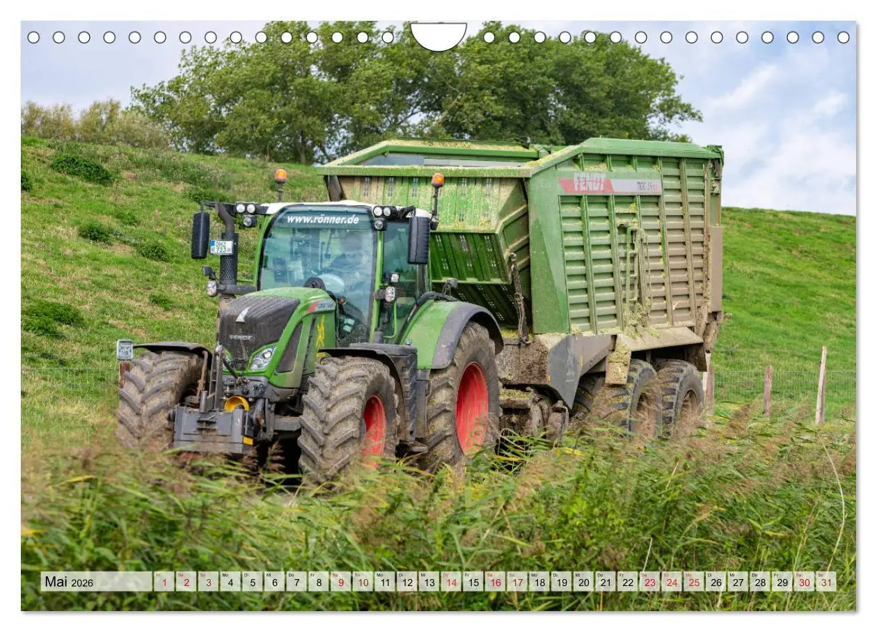 Bild: 9783457763360 | Maisernte am Deich (Wandkalender 2026 DIN A4 quer), CALVENDO...