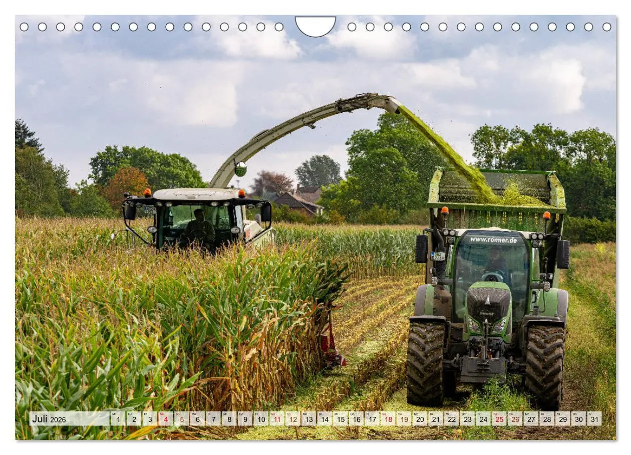 Bild: 9783457763360 | Maisernte am Deich (Wandkalender 2026 DIN A4 quer), CALVENDO...