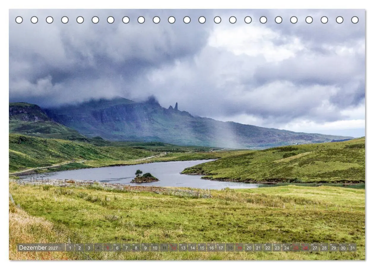 Bild: 9783569633360 | Schottland - Wie gemalt (Tischkalender 2027 DIN A5 quer), CALVENDO...