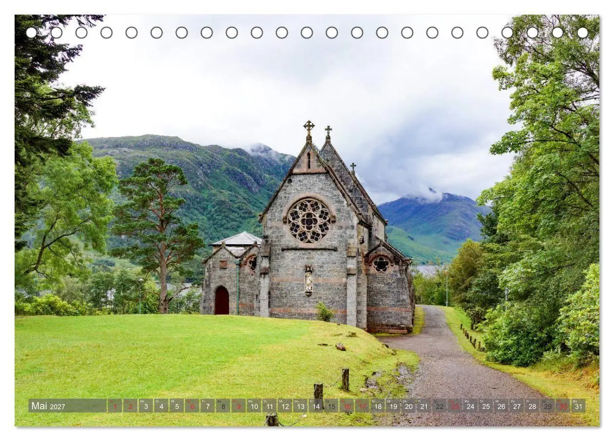 Bild: 9783569633360 | Schottland - Wie gemalt (Tischkalender 2027 DIN A5 quer), CALVENDO...