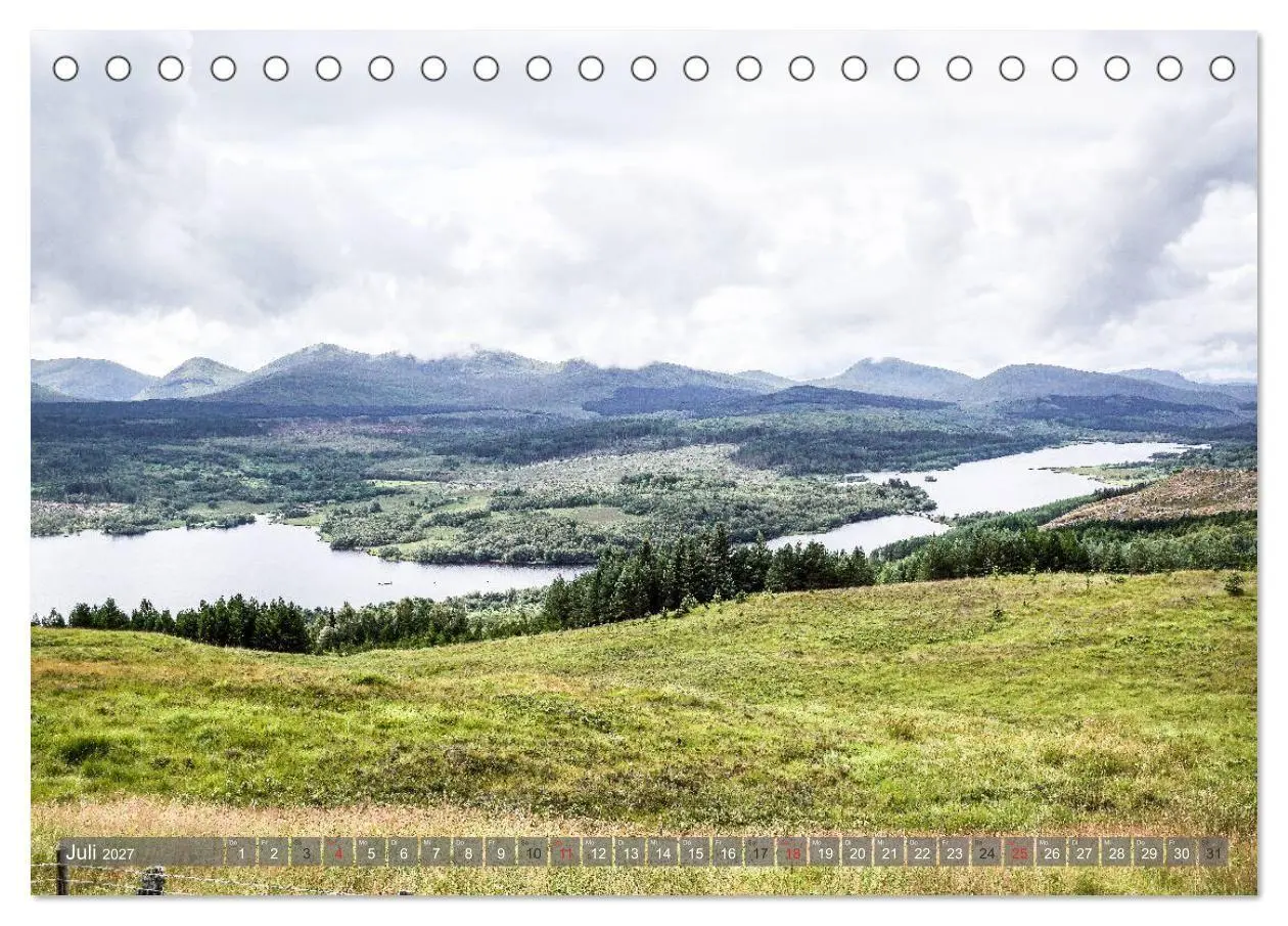 Bild: 9783569633360 | Schottland - Wie gemalt (Tischkalender 2027 DIN A5 quer), CALVENDO...