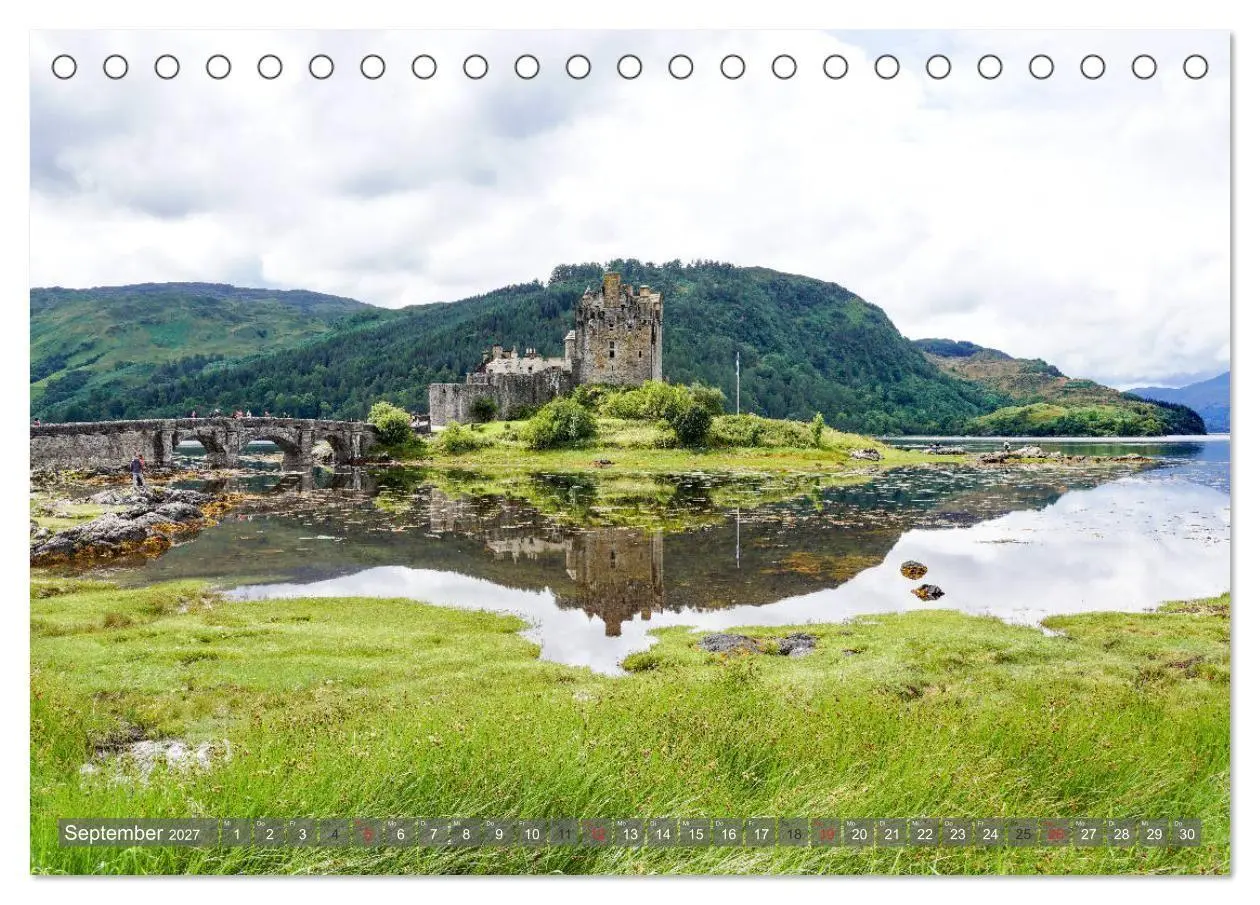 Bild: 9783569633360 | Schottland - Wie gemalt (Tischkalender 2027 DIN A5 quer), CALVENDO...