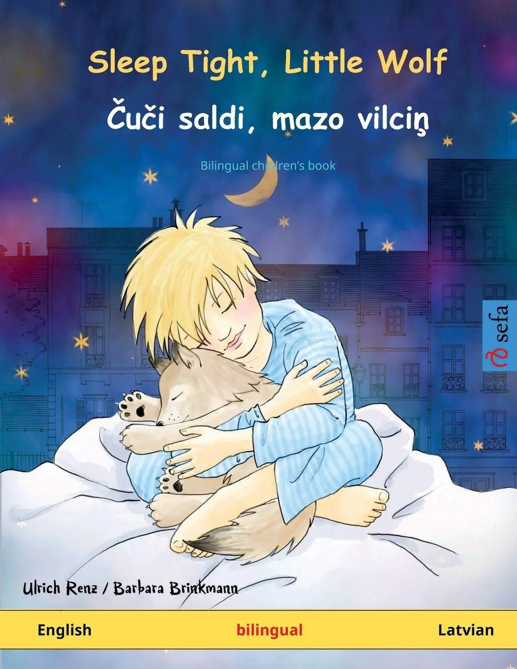 Cover: 9783739913360 | Sleep Tight, Little Wolf - ¿u¿i saldi, mazo vilci¿ (English - Latvian)
