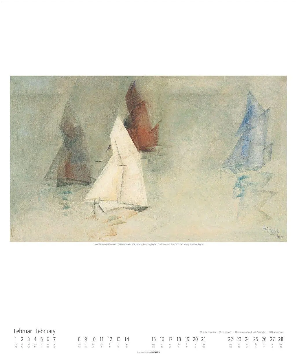 Bild: 9783839903360 | Lyonel Feininger Kalender 2027 | Lyonel Feininger | Kalender | 14 S.