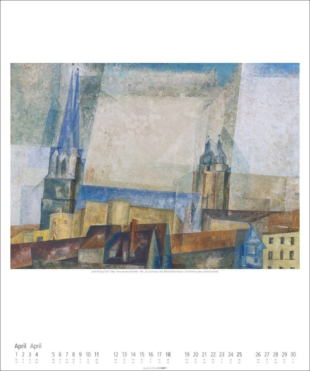 Bild: 9783839903360 | Lyonel Feininger Kalender 2027 | Lyonel Feininger | Kalender | 14 S.