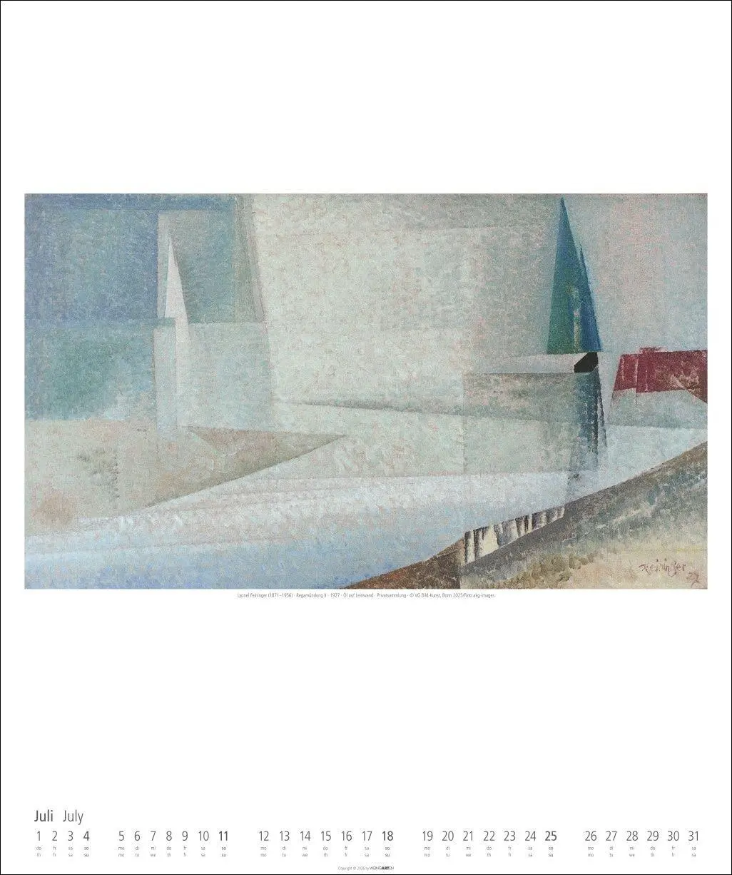 Bild: 9783839903360 | Lyonel Feininger Kalender 2027 | Lyonel Feininger | Kalender | 14 S.