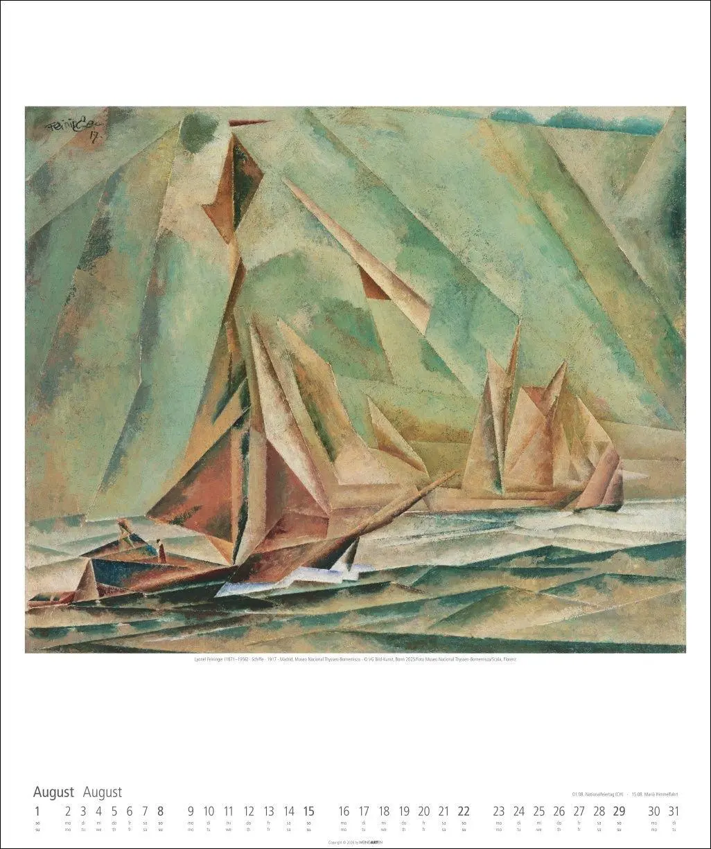 Bild: 9783839903360 | Lyonel Feininger Kalender 2027 | Lyonel Feininger | Kalender | 14 S.