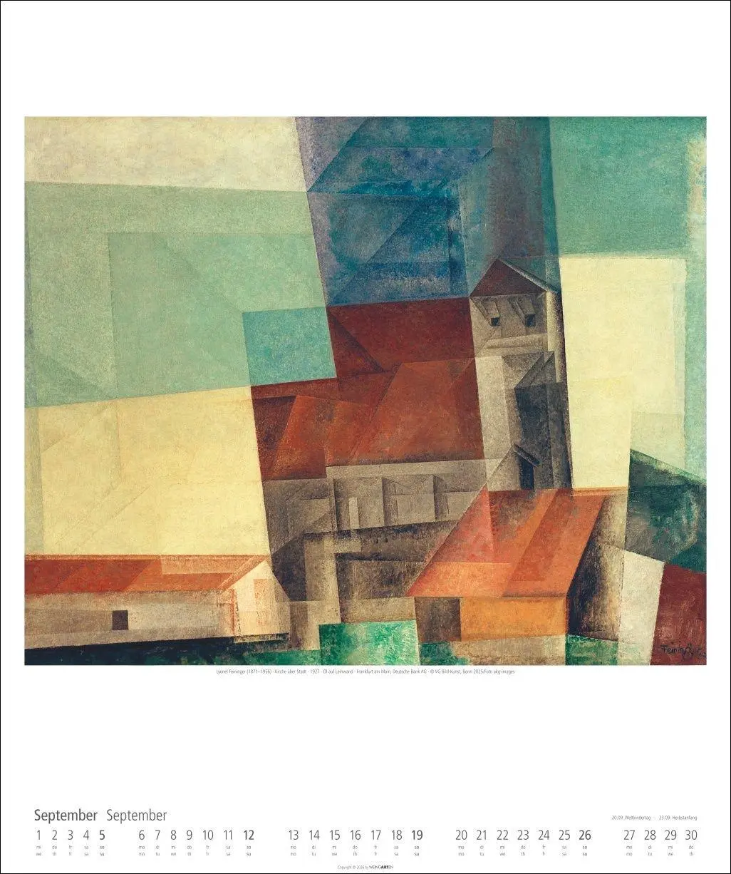 Bild: 9783839903360 | Lyonel Feininger Kalender 2027 | Lyonel Feininger | Kalender | 14 S.