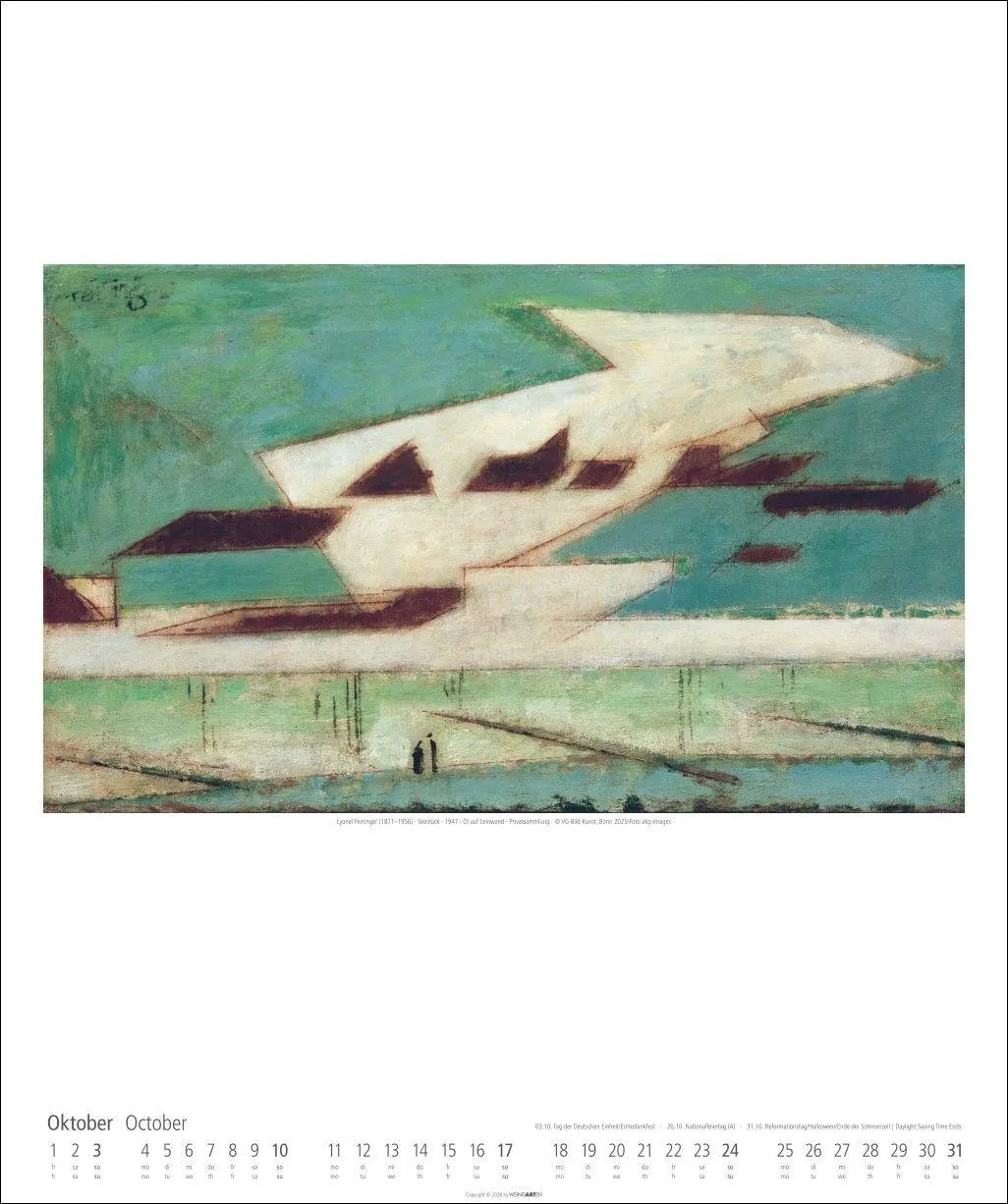Bild: 9783839903360 | Lyonel Feininger Kalender 2027 | Lyonel Feininger | Kalender | 14 S.