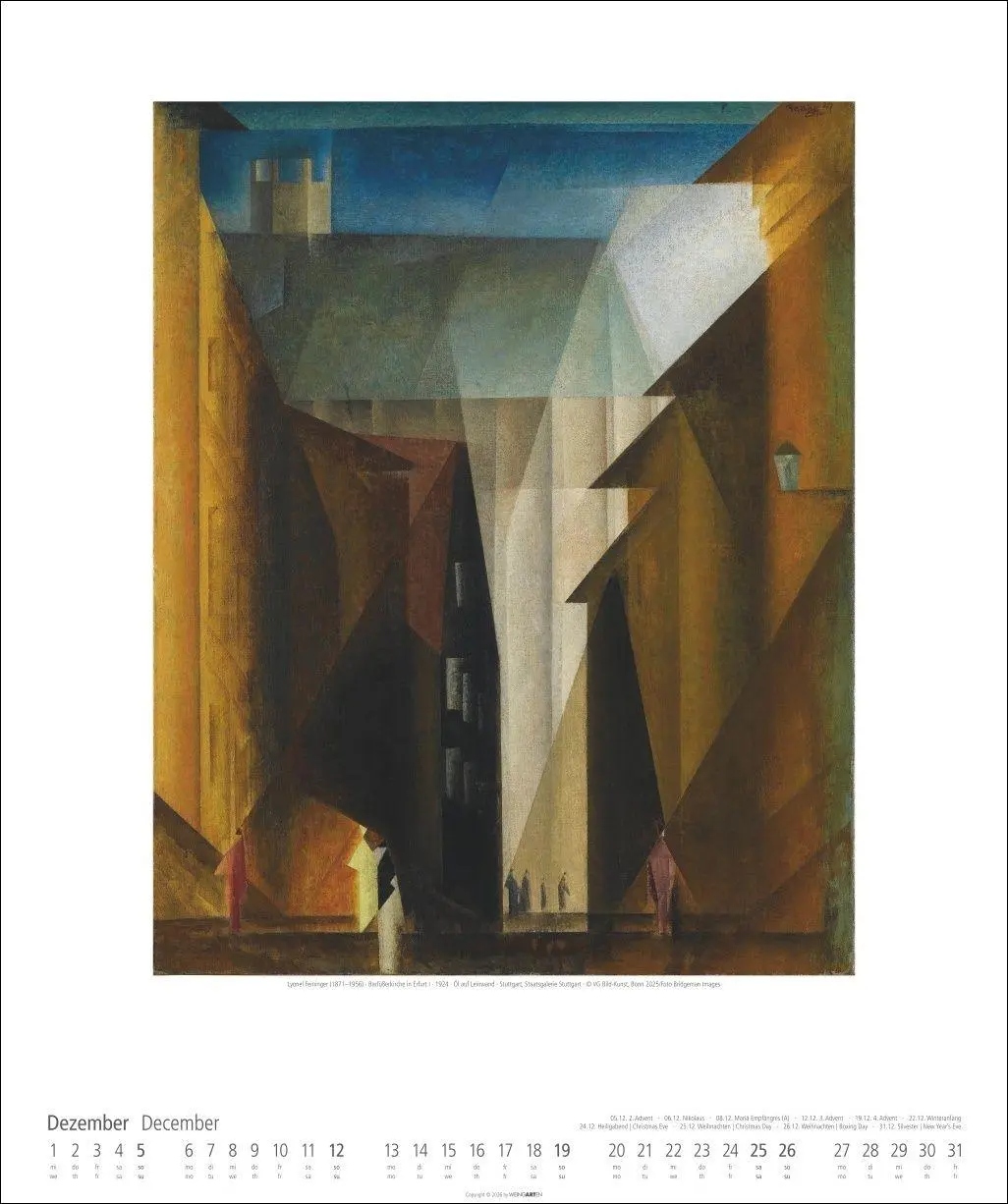 Bild: 9783839903360 | Lyonel Feininger Kalender 2027 | Lyonel Feininger | Kalender | 14 S.