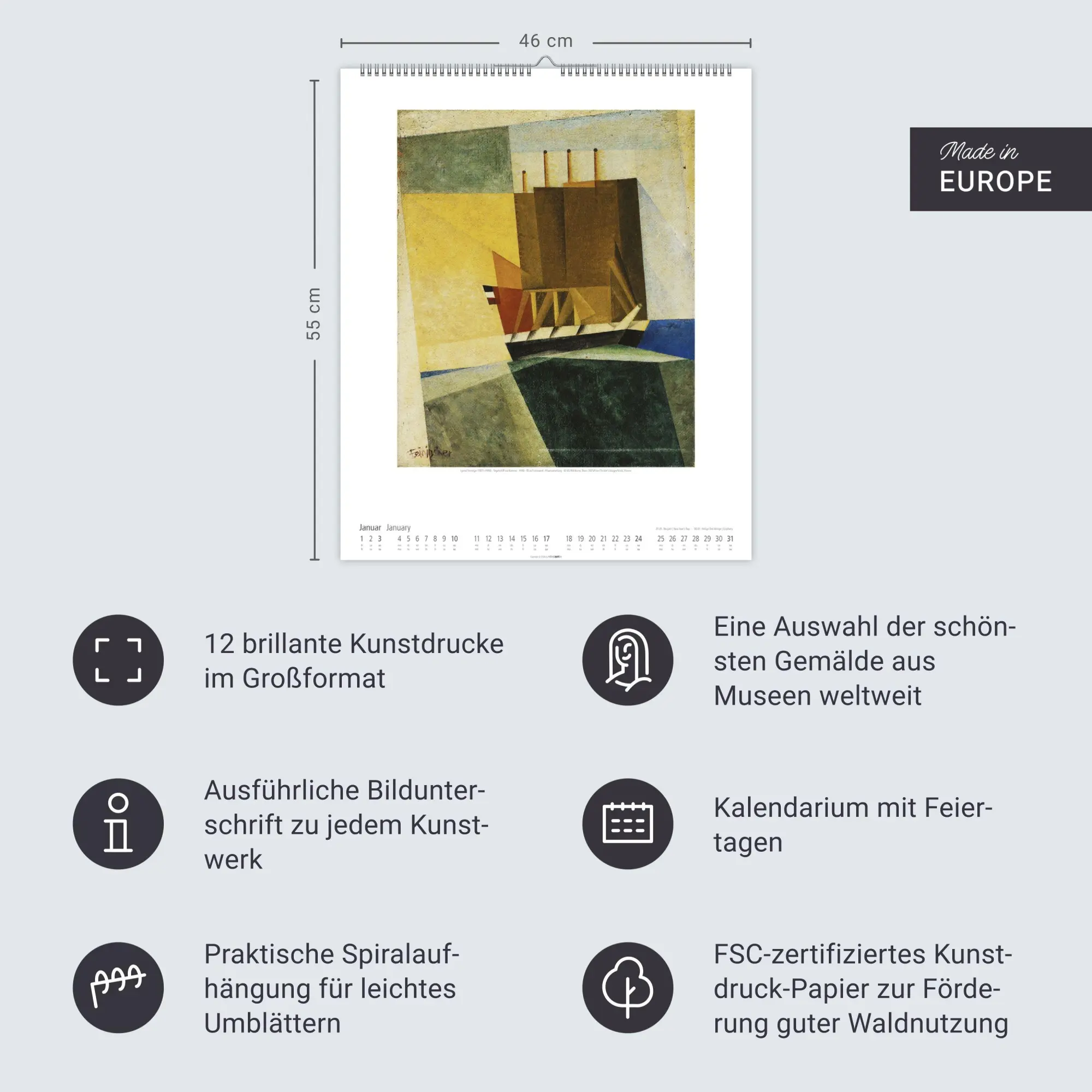 Bild: 9783839903360 | Lyonel Feininger Kalender 2027 | Lyonel Feininger | Kalender | 14 S.