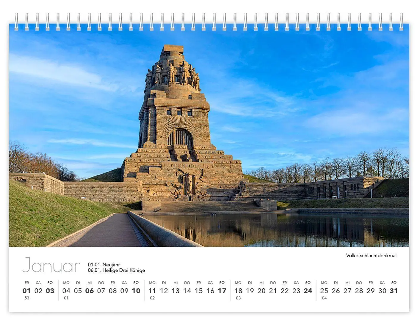Bild: 9783912303360 | Kalender Leipzig kompakt 2027 | 21 x 15 cm weißes Kalendarium | 2027