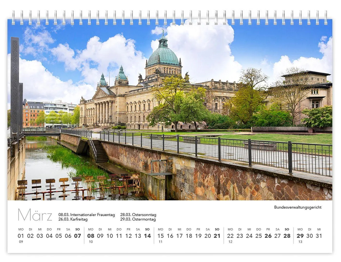 Bild: 9783912303360 | Kalender Leipzig kompakt 2027 | 21 x 15 cm weißes Kalendarium | 2027