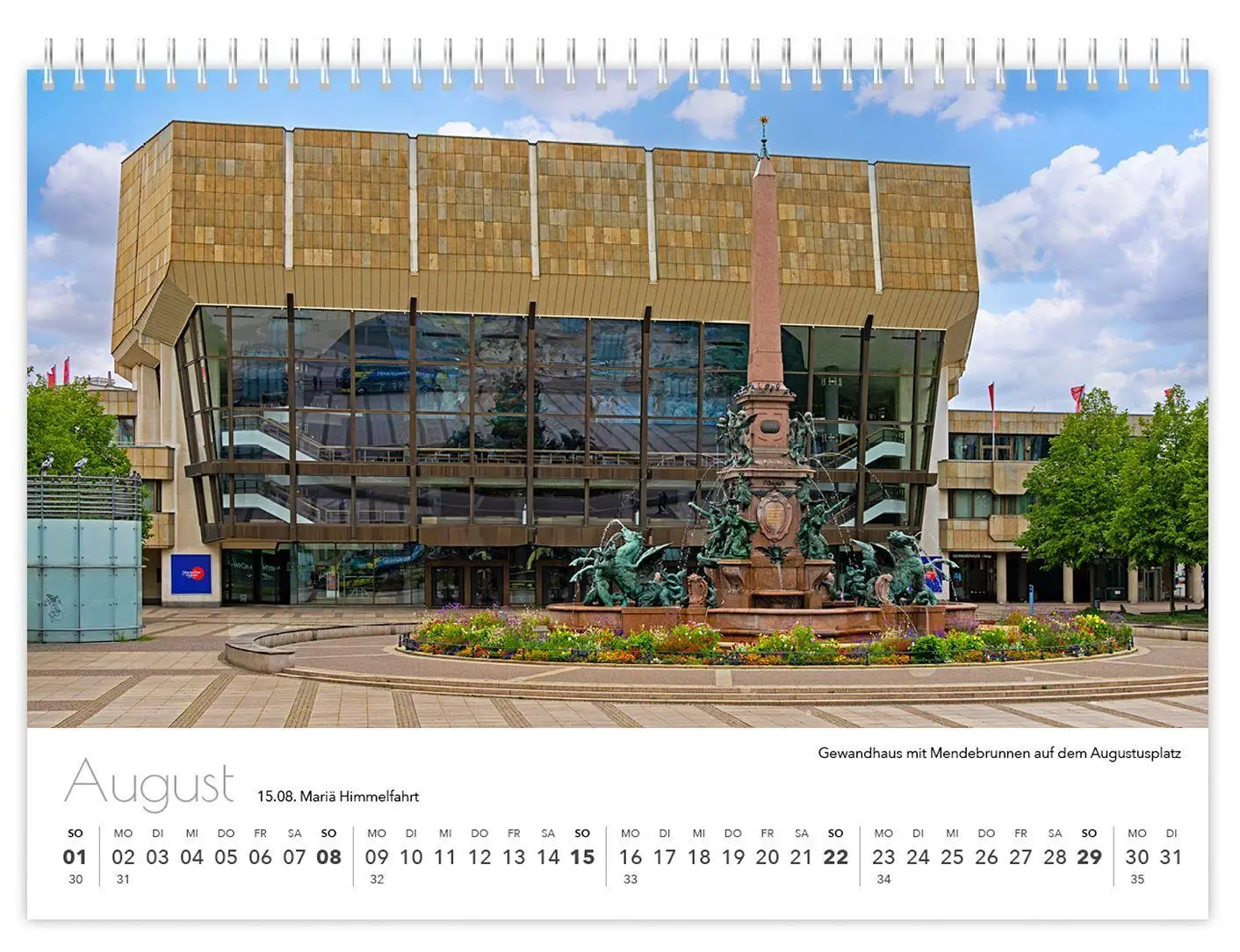 Bild: 9783912303360 | Kalender Leipzig kompakt 2027 | 21 x 15 cm weißes Kalendarium | 2027