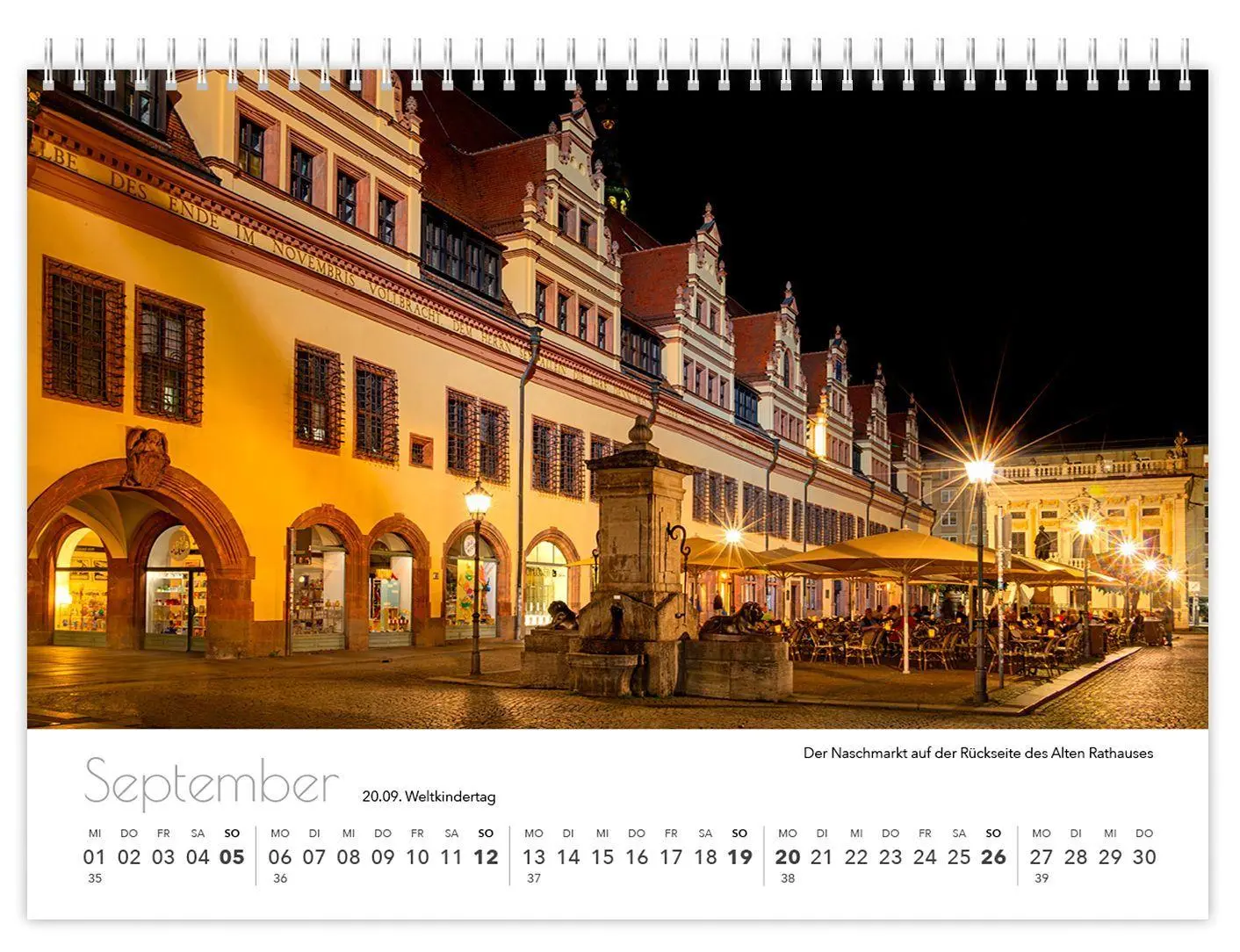 Bild: 9783912303360 | Kalender Leipzig kompakt 2027 | 21 x 15 cm weißes Kalendarium | 2027