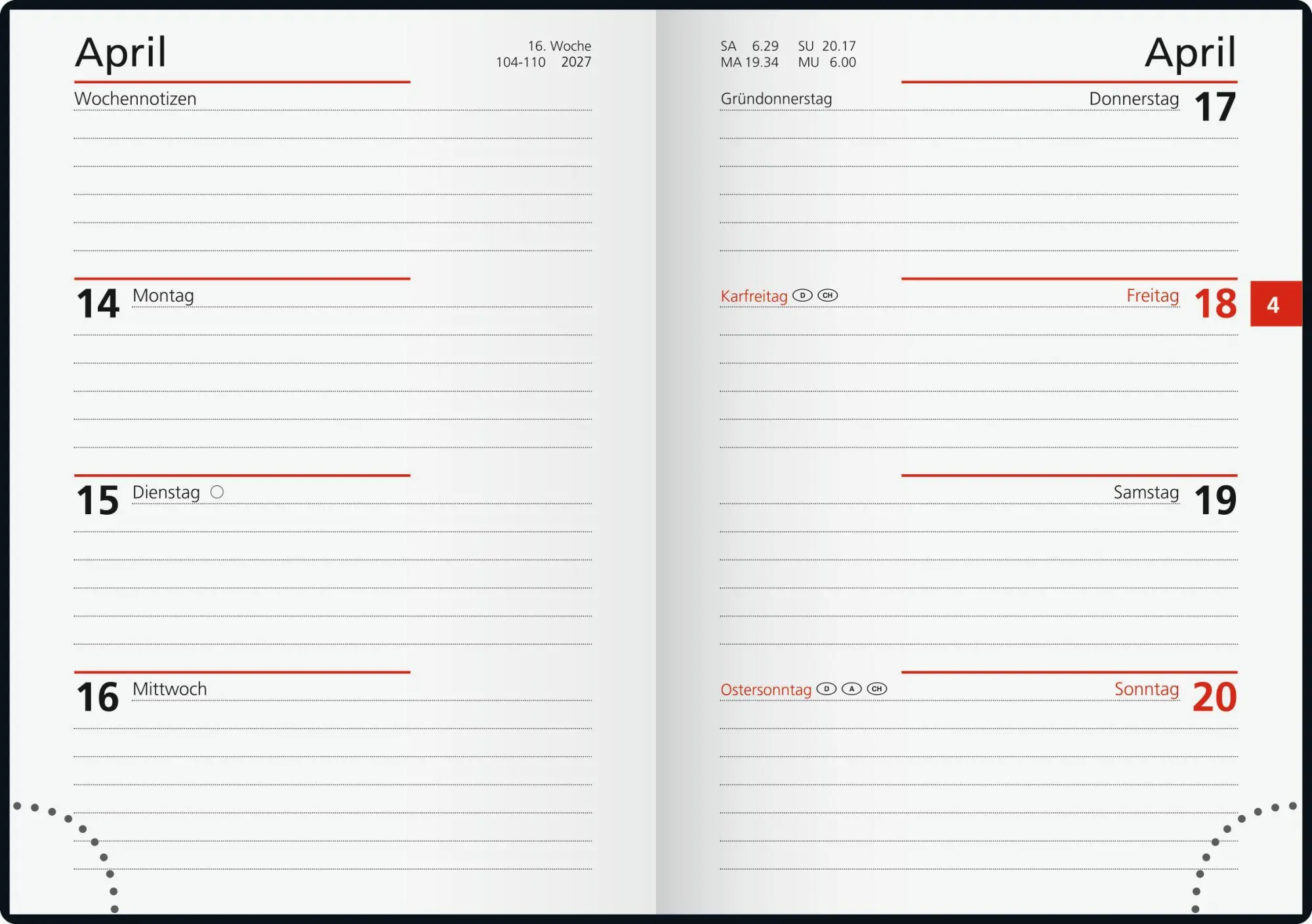 Bild: 4003273793460 | rido/idé 7013202017 Taschenkalender Mod. perfect/Technik I 2027 A6,...