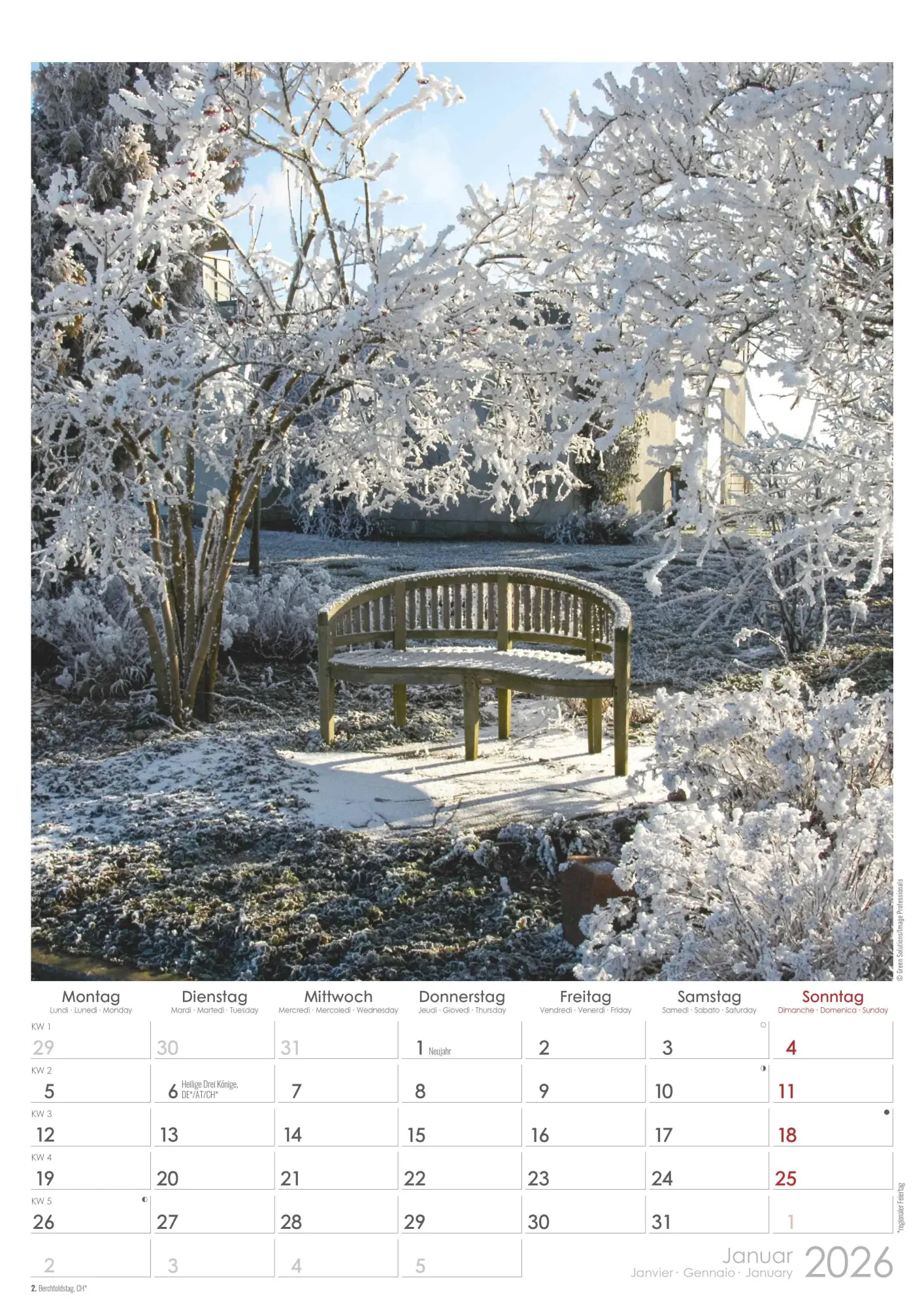 Bild: 4069095003460 | Traumgärten 2026 - Bildkalender A3 (29,7x42 cm) - Beautiful Gardens...