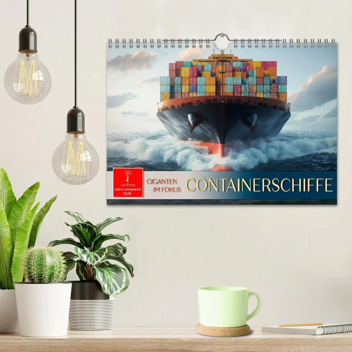Bild: 9783457993460 | Containerschiffe - Giganten im Fokus (Wandkalender 2026 DIN A4...