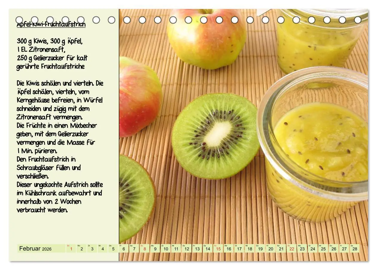 Bild: 9783516223460 | Leckere Aufstriche - Ein Kalender mit Rezepten (Tischkalender 2026...