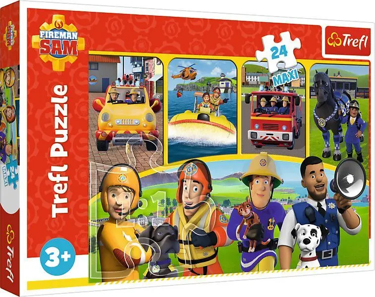 Cover: 5900511143560 | Maxi Puzzle 24 Teile - Feuerwehrmann Sam | Spiel | In Kartonage | 2024