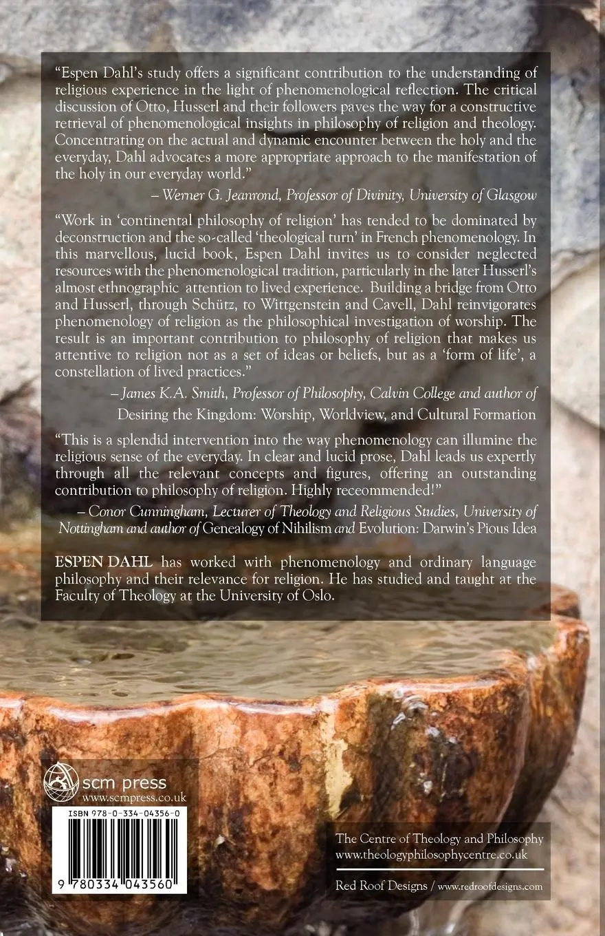 Rückseite: 9780334043560 | Phenomenology and the Holy | Religious Experience After Husserl | Dahl