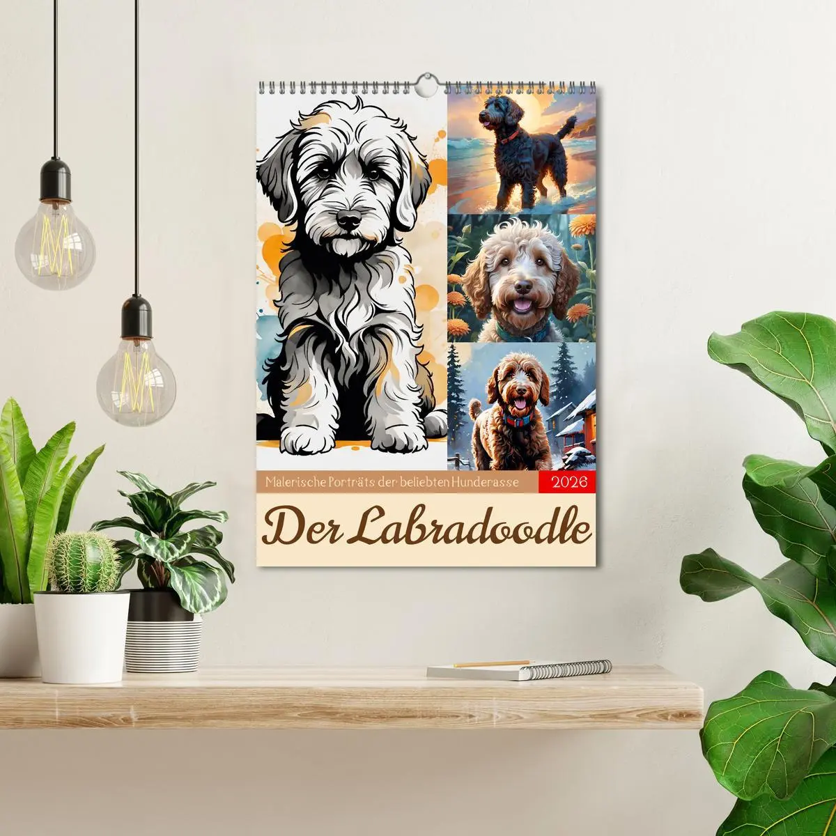 Bild: 9783457293560 | Der Labradoodle (Wandkalender 2026 DIN A3 hoch), CALVENDO...