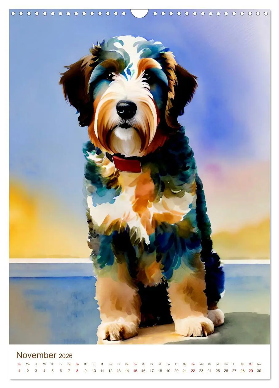 Bild: 9783457293560 | Der Labradoodle (Wandkalender 2026 DIN A3 hoch), CALVENDO...