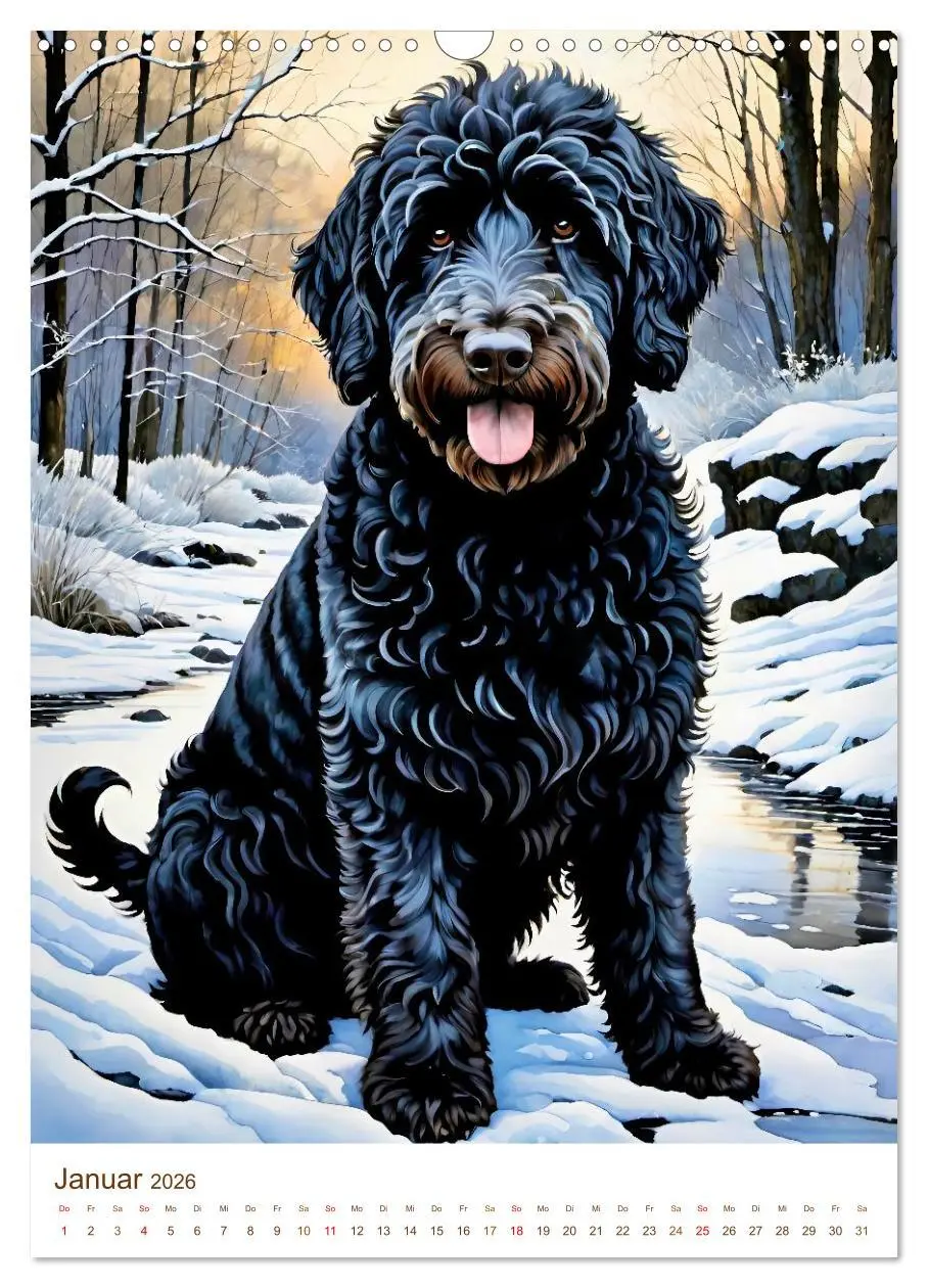 Bild: 9783457293560 | Der Labradoodle (Wandkalender 2026 DIN A3 hoch), CALVENDO...