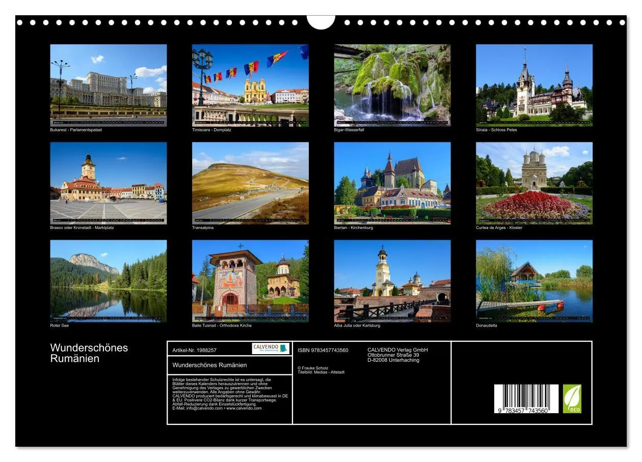 Bild: 9783457743560 | Wunderschönes Rumänien (Wandkalender 2026 DIN A3 quer), CALVENDO...