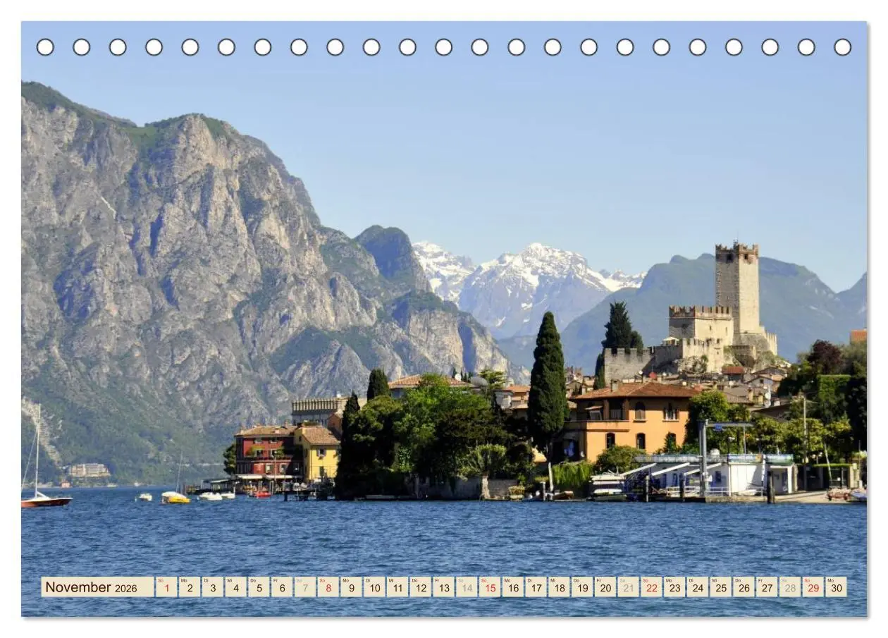 Bild: 9783516213560 | Impressionen vom Gardasee (Tischkalender 2026 DIN A5 quer),...