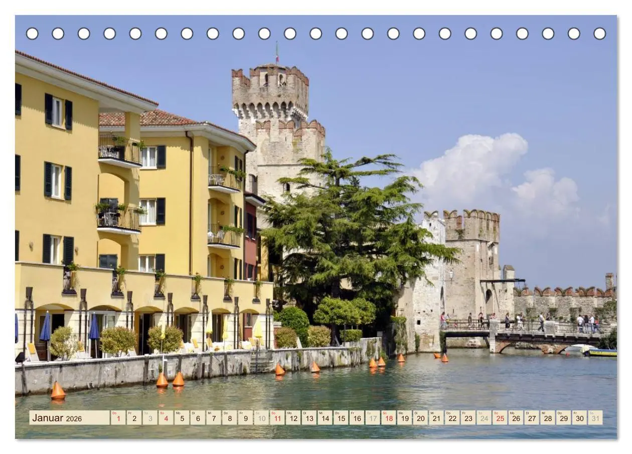 Bild: 9783516213560 | Impressionen vom Gardasee (Tischkalender 2026 DIN A5 quer),...
