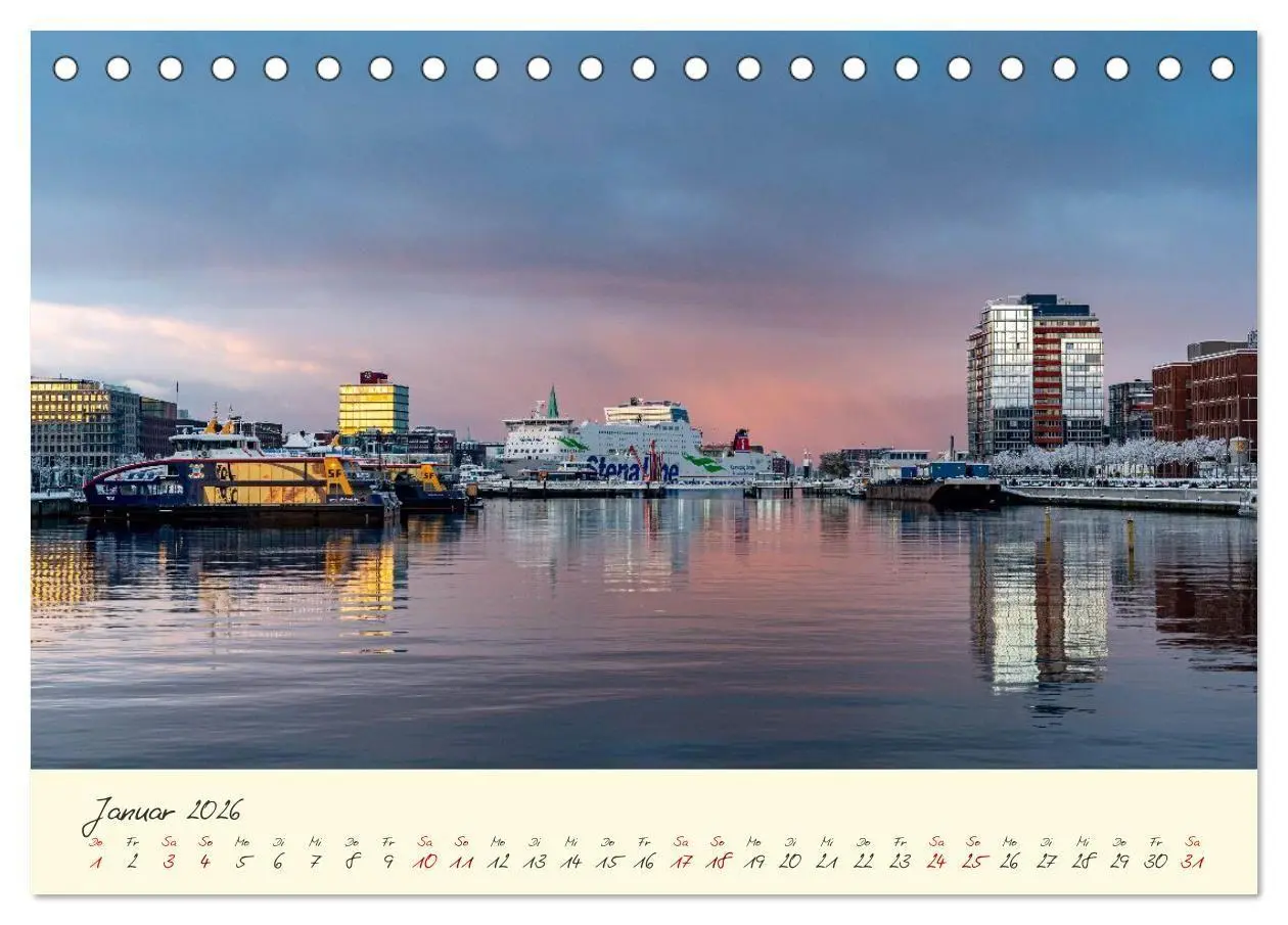 Bild: 9783516693560 | Kiel - Maritimes Flair im Wandel der Jahreszeiten (Tischkalender...