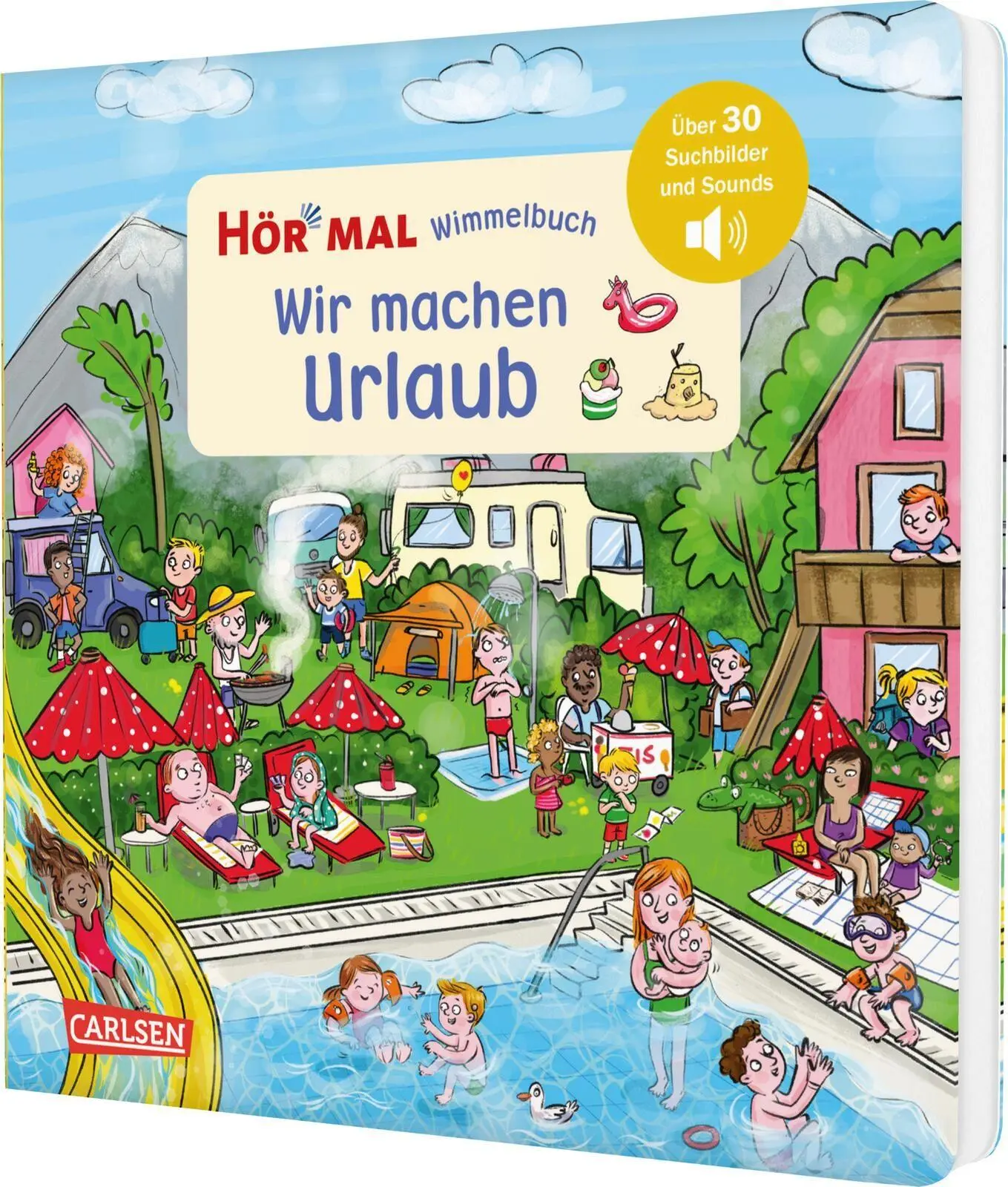 Cover: 9783551173560 | Hör mal (Soundbuch): Wimmelbuch: Wir machen Urlaub | Enni Bollin