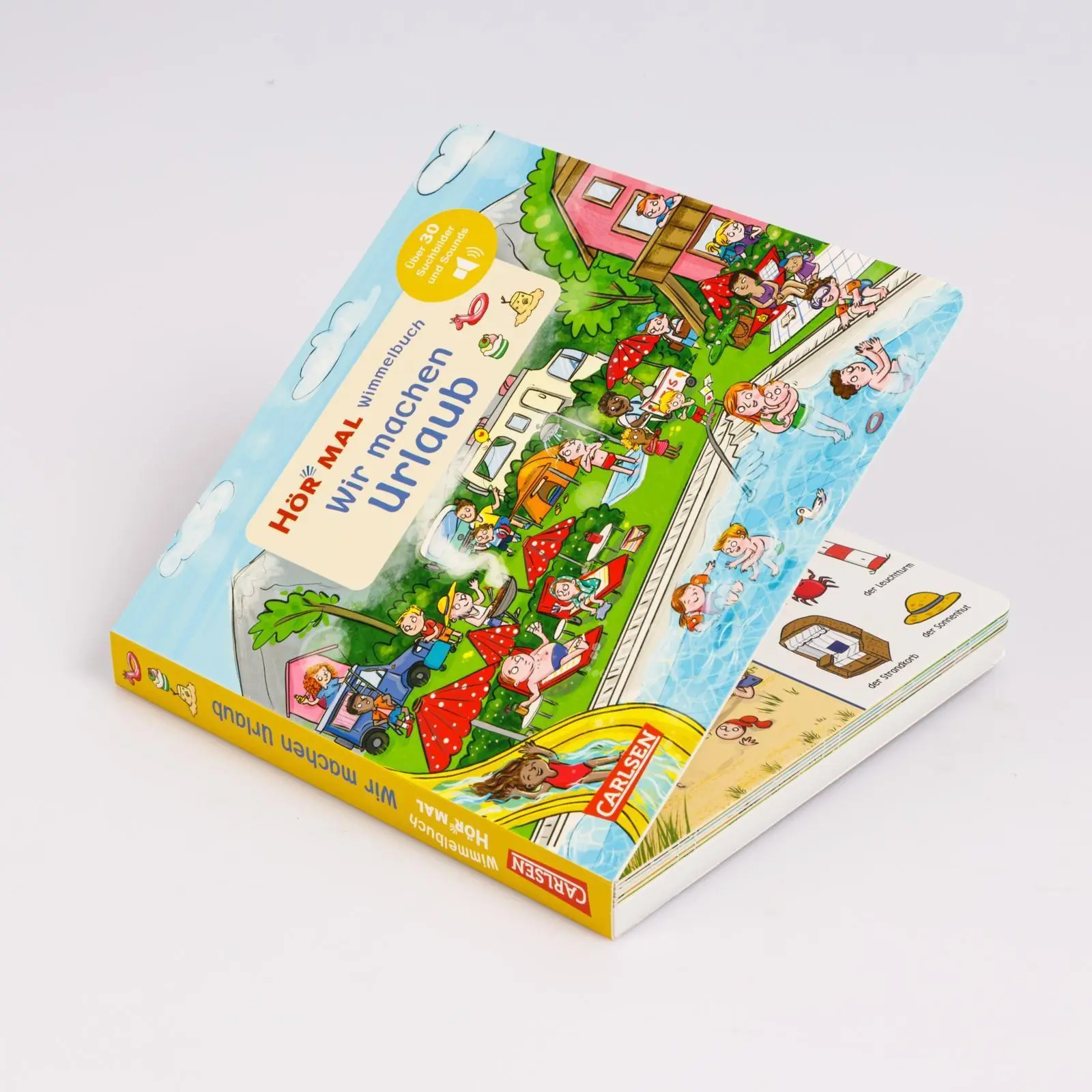 Bild: 9783551173560 | Hör mal (Soundbuch): Wimmelbuch: Wir machen Urlaub | Enni Bollin
