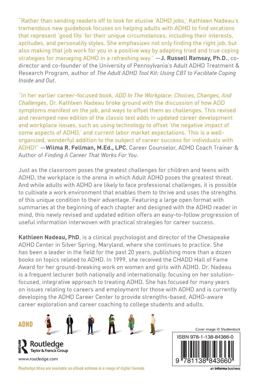 Rückseite: 9781138843660 | The ADHD Guide to Career Success | Kathleen G Nadeau | Taschenbuch