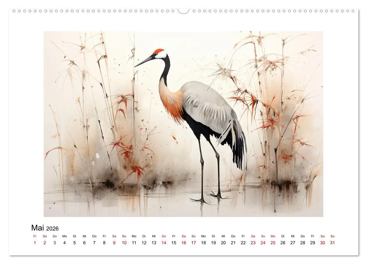 Bild: 9783457283660 | Heiwa - Friedliche Aquarelle im japanischen Stil (Wandkalender 2026...