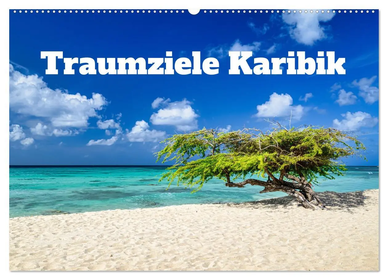 Cover: 9783457353660 | Traumziele Karibik (Wandkalender 2026 DIN A2 quer), CALVENDO...