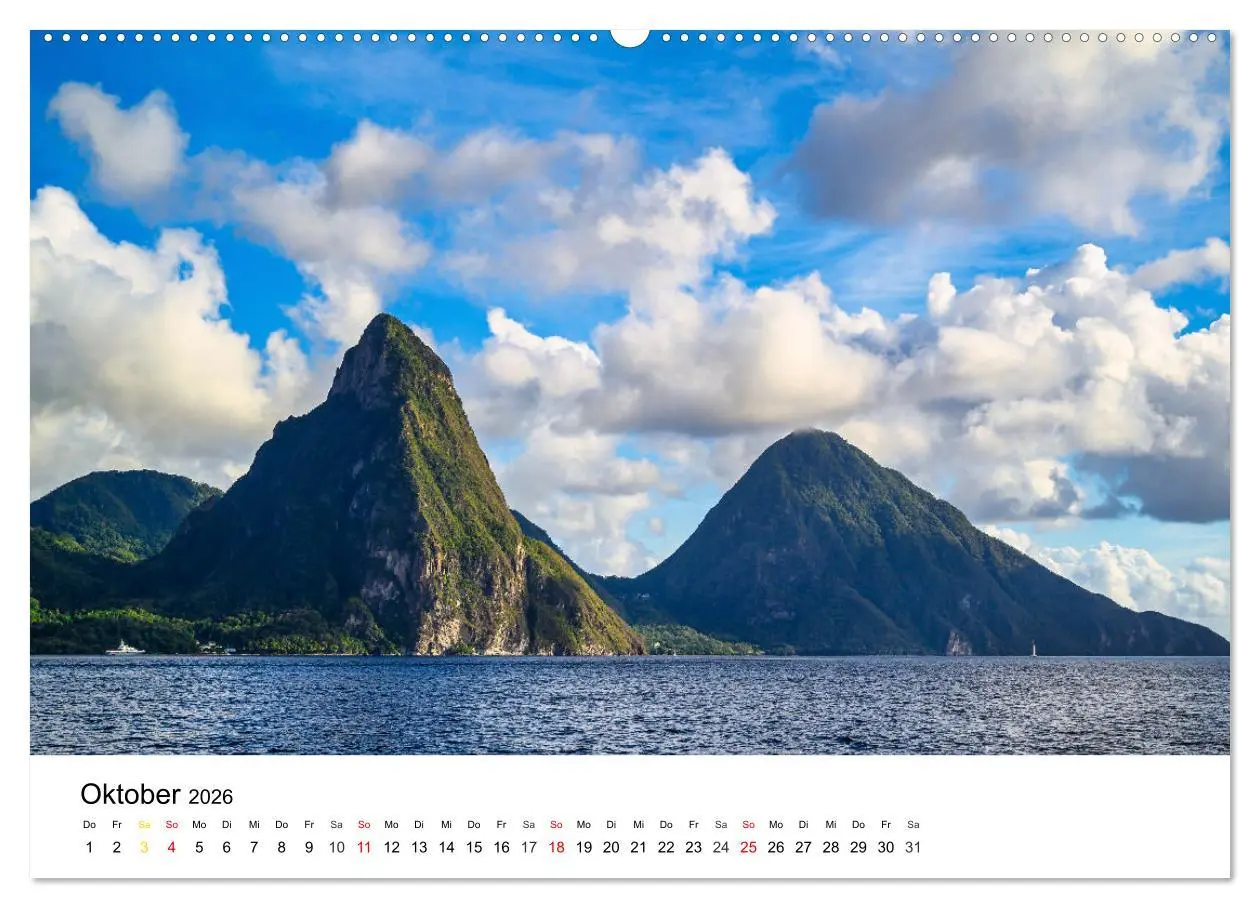 Bild: 9783457353660 | Traumziele Karibik (Wandkalender 2026 DIN A2 quer), CALVENDO...